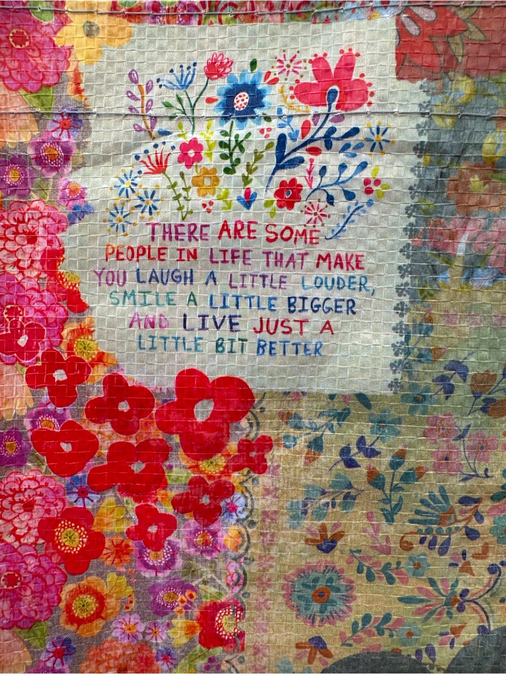 NATURAL LIFE Stylish Multicolor Floral Tote Bag - Picture 4 of 7